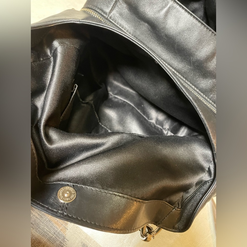 ‼️SPRING SALE Coach Colette Black Leather Large Hobo Shoulder Bag- Rare EUC - Picture 16 of 17